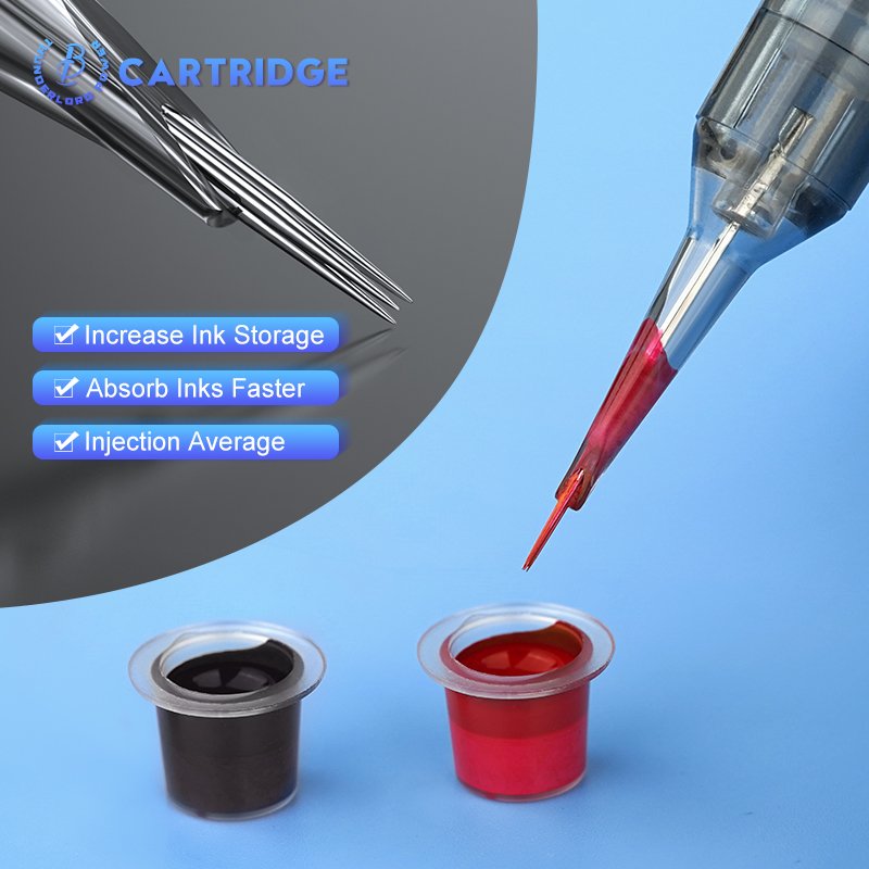 Biomaser High quality cartridge tattoo needle 20pcs/box wholesale price grey universal cartridge needles