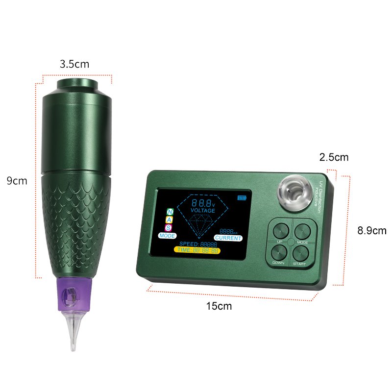 Hot Sale Korea SMP Scalp Micropigmentation Device Tattoo Machine With Sterilized Cartridge Needle Port For Female Hair