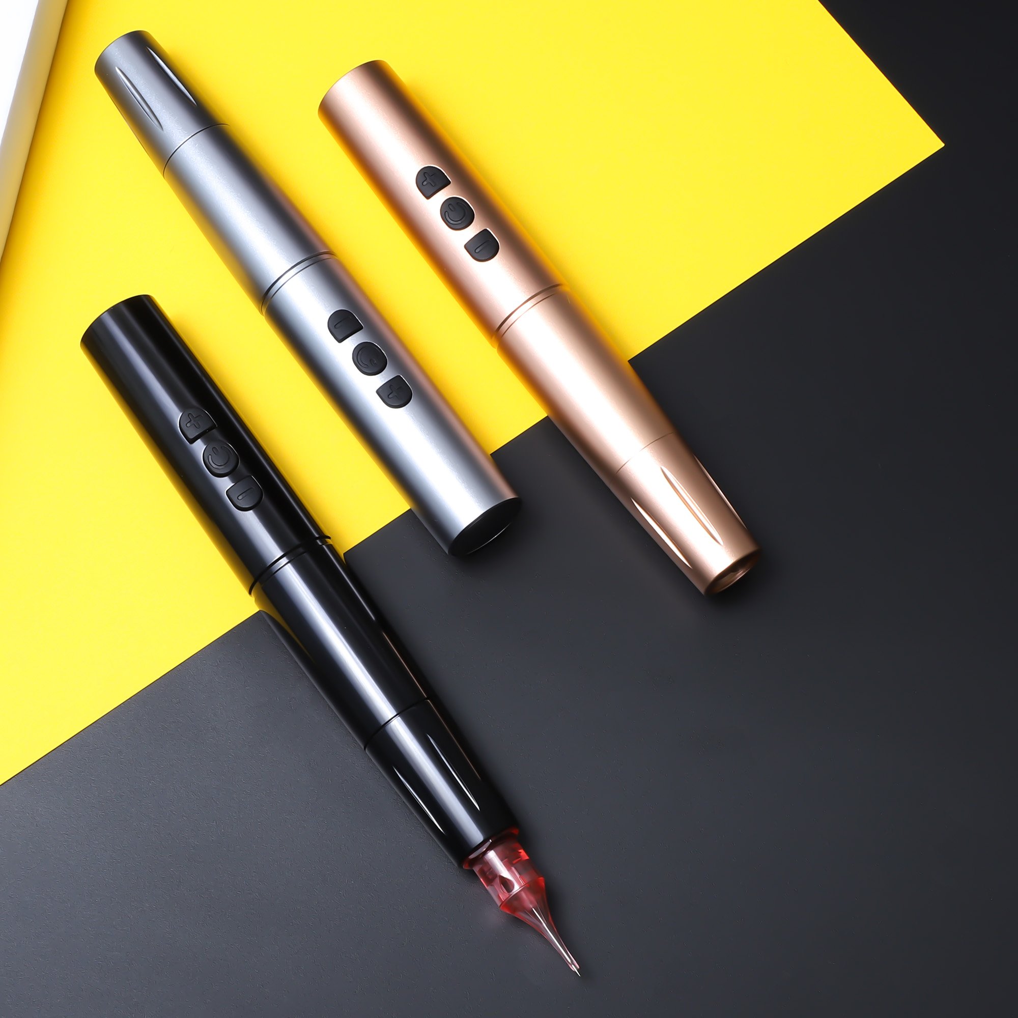 Factory Whole YD Blink Mix Dual Battery Wireless Stroke 3mm Permanent Makeup Rotary Universal Cartridge Tattoo Machine