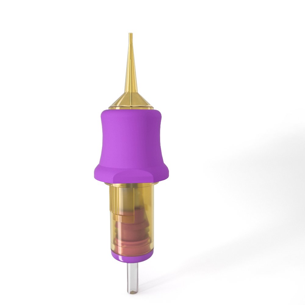 Supply Professional Needle Cartridges Round Needle Size #12 E.O.Gas Sterile Tattoo Needles