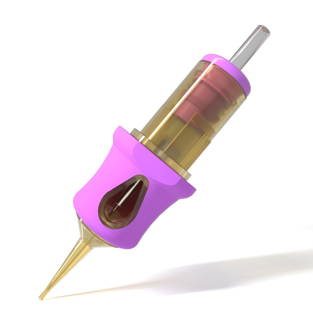 Supply Professional Needle Cartridges Round Needle Size #12 E.O.Gas Sterile Tattoo Needles