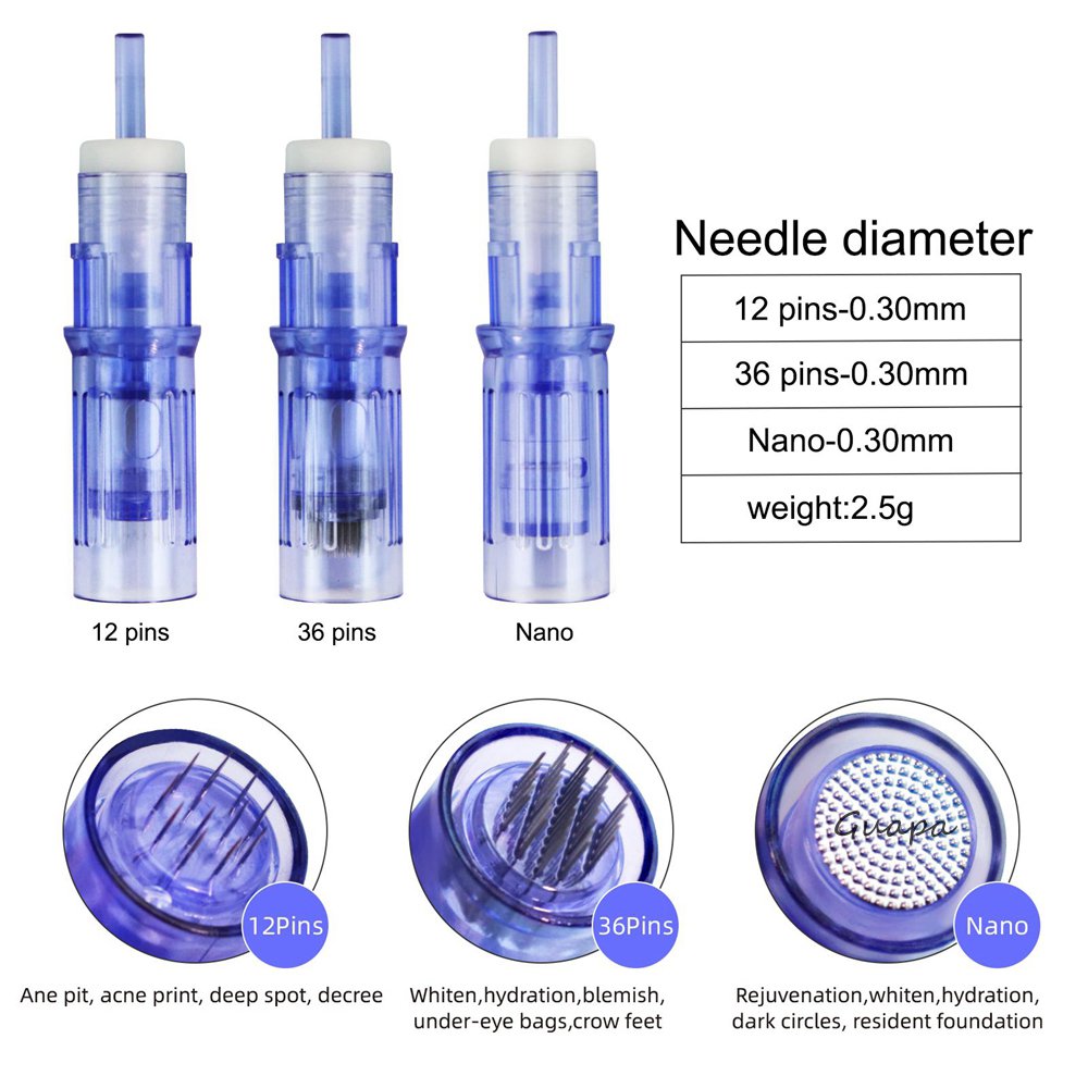 12/36/42 Pins Guapa Tattoo Universal Cartridge Needles Scalp Dot Shading Tattoo Needles For Permanent Makeup Tattoo Pen
