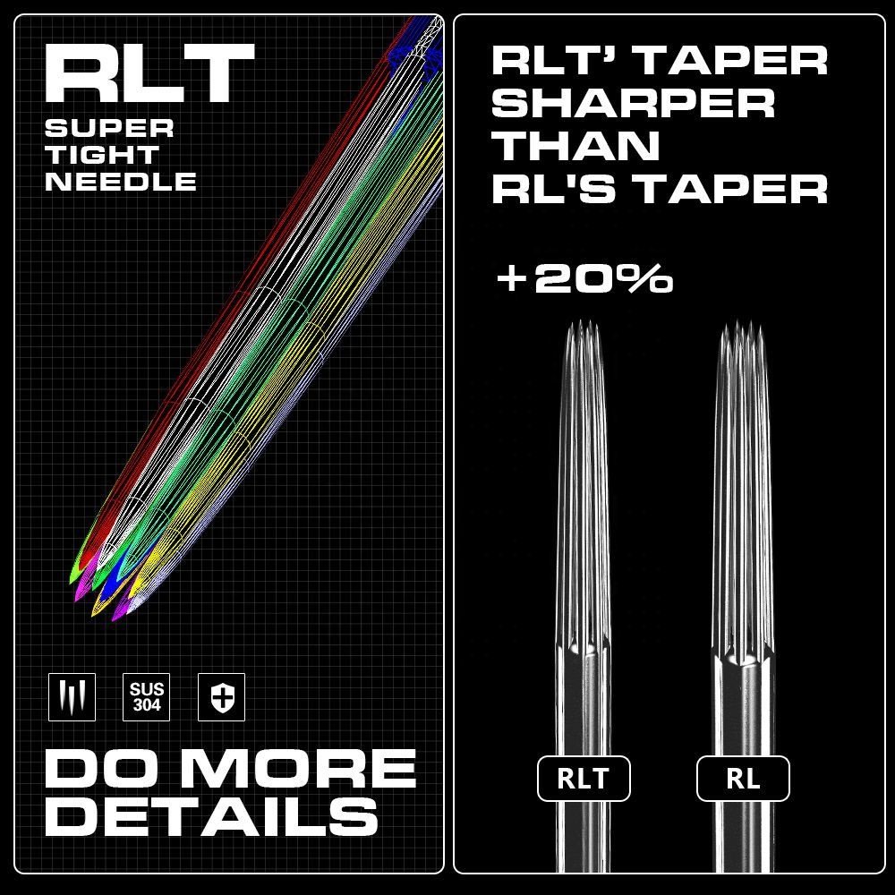 TUHU Tattoo Needle Cartridge 0.30MM Permanent Makeup Tattoo Cartridge Needles Finger Rubber Tattoo Cartridge