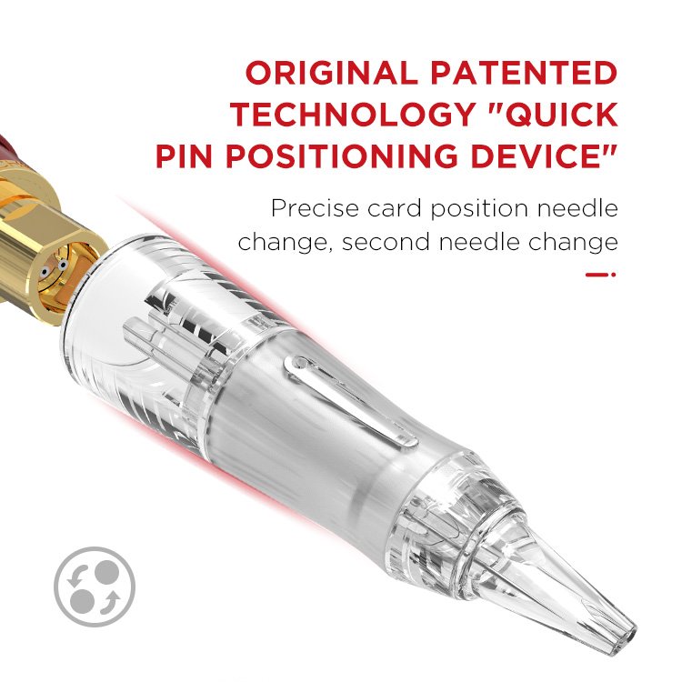 FAMISOO M2 Permanent Makeup Cartridge Needle with Double Needles for Lip Pmu Machine use