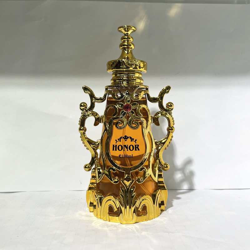 High quality 100ML unisex custom Wholesale Vietnam Dubai Middle East arabic Golden men's and women perfume