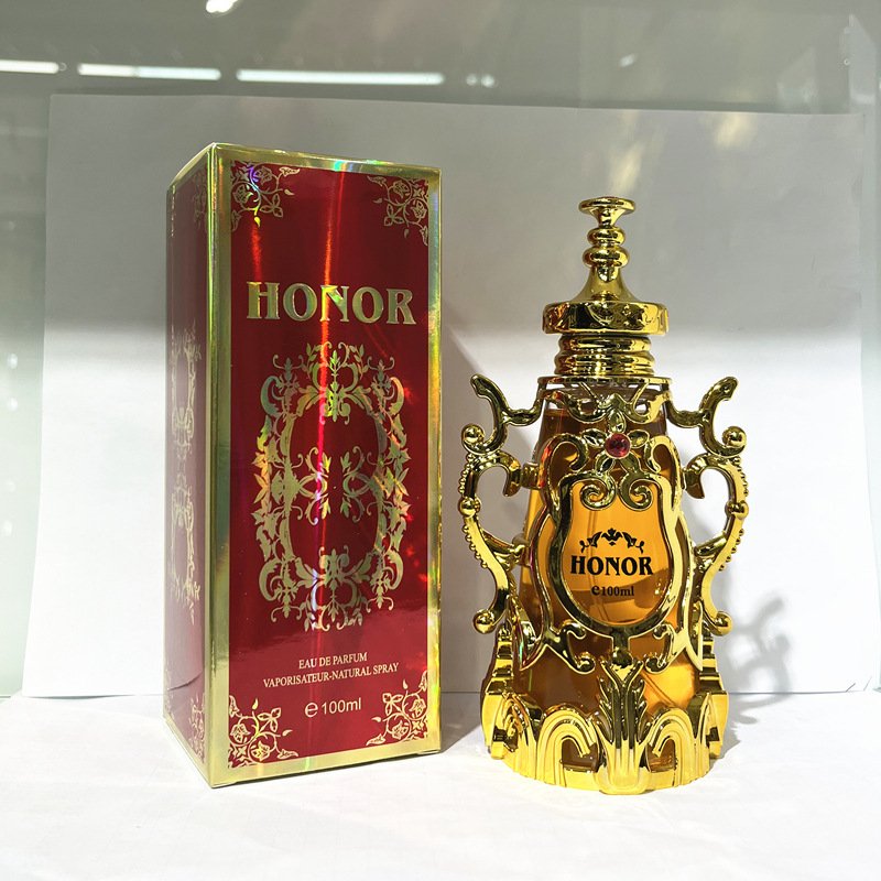 High quality 100ML unisex custom Wholesale Vietnam Dubai Middle East arabic Golden men's and women perfume