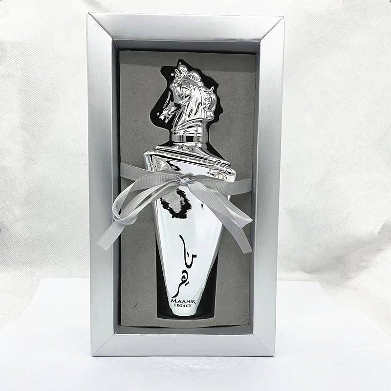 Wholesale Qifei High quality Silver Horse Head Luxury Gift Box Arabic Men's Perfume Hot selling in Middle East Dubai
