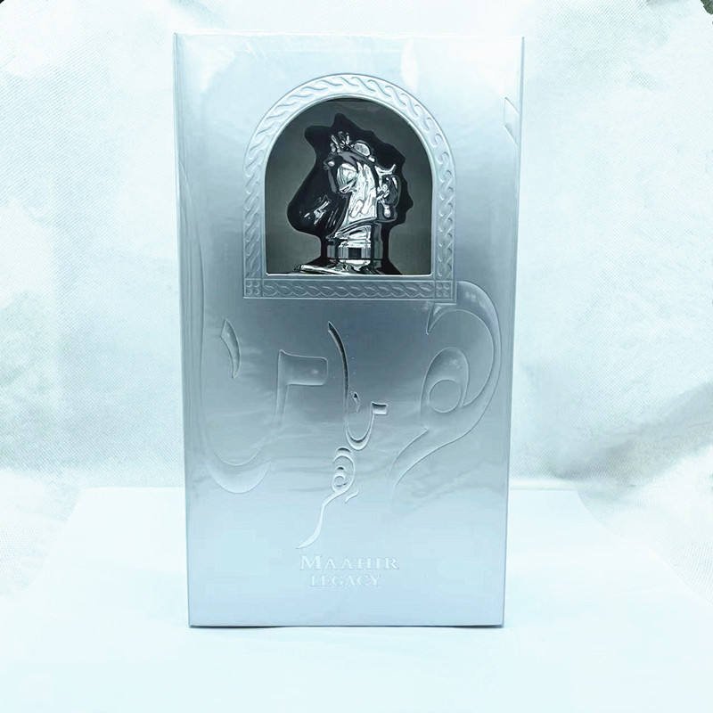 Wholesale Qifei High quality Silver Horse Head Luxury Gift Box Arabic Men's Perfume Hot selling in Middle East Dubai