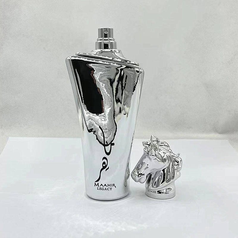 Wholesale Qifei High quality Silver Horse Head Luxury Gift Box Arabic Men's Perfume Hot selling in Middle East Dubai