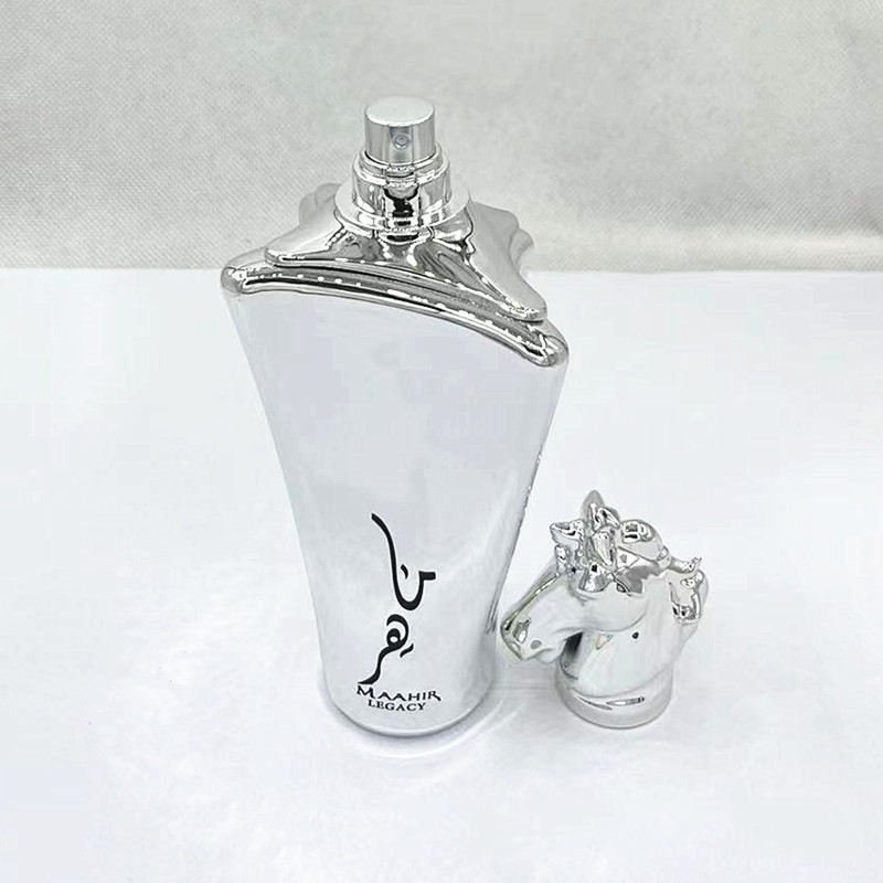 Wholesale Qifei High quality Silver Horse Head Luxury Gift Box Arabic Men's Perfume Hot selling in Middle East Dubai