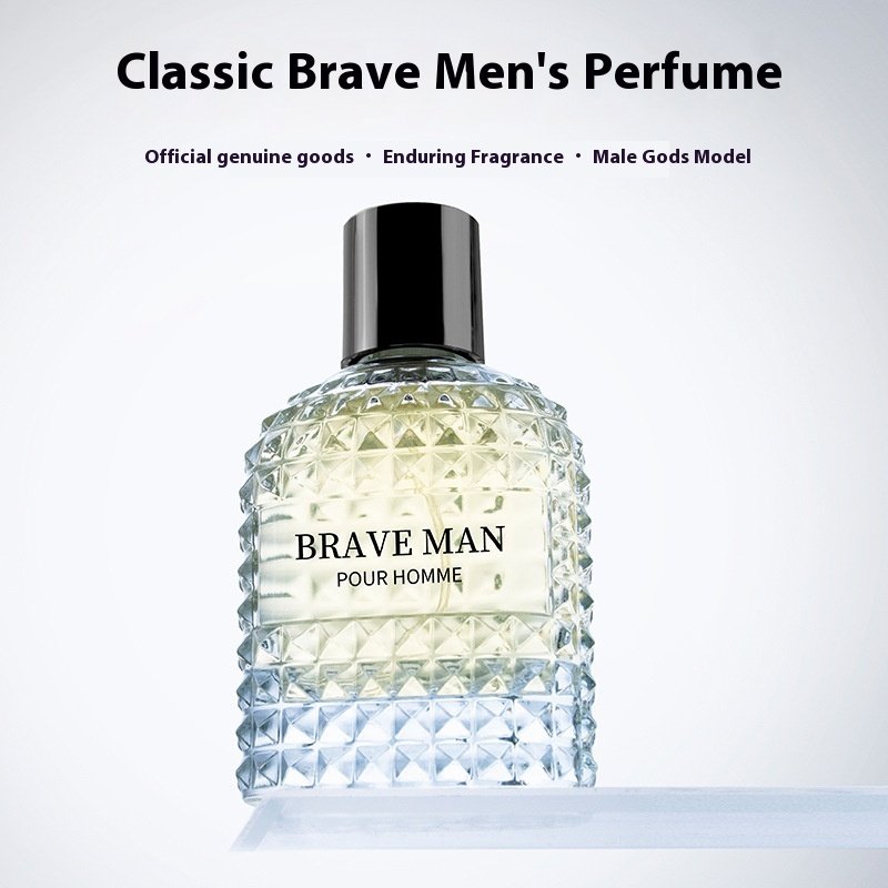 Perfumes Original Brave Men 100ml Eau de Cologne for Men Long-Lasting Wood Fragrance Perfume