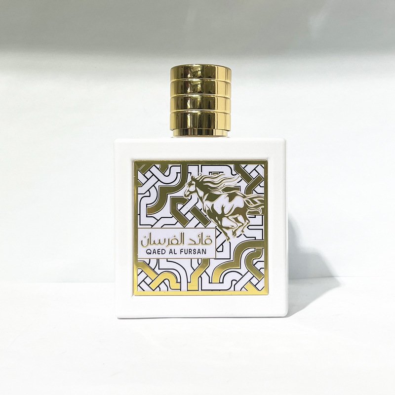 High Quality 100ML Luxury White Mustang Arabian Men's Eau de Parfum Woody Fresh Fragrance with Long Lasting Dubai