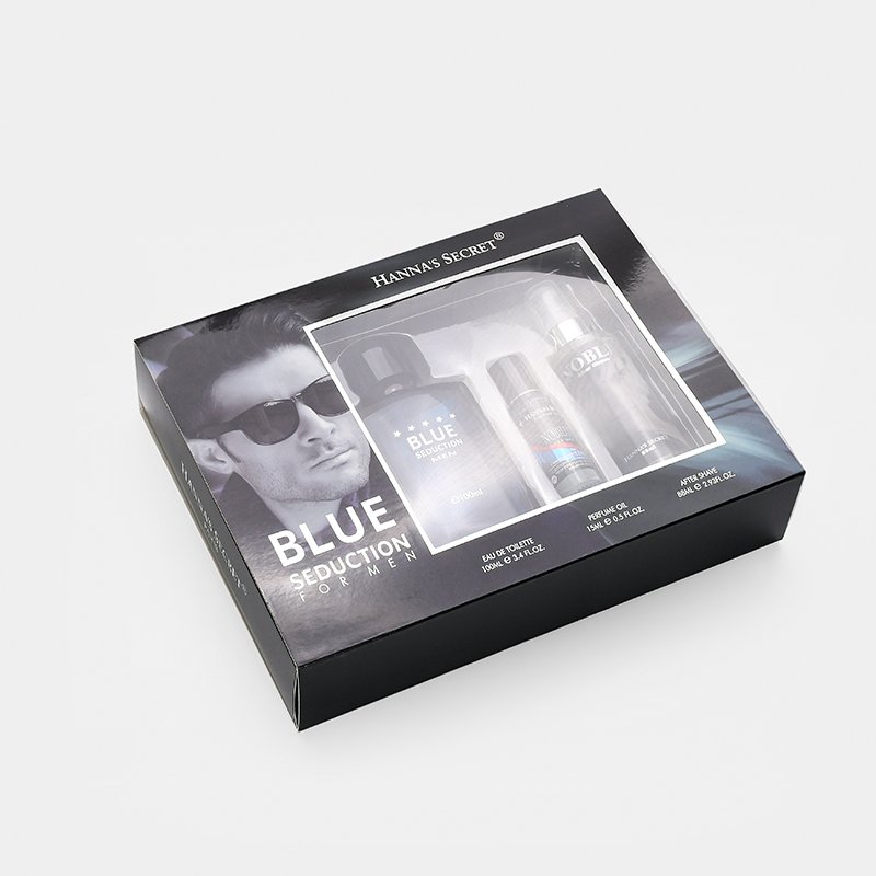 Wholesale original brand gift box set aromatic woody perfume three-piece men's perfume gift set