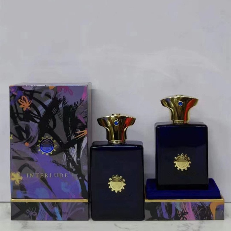 Wholesale Interlude Men's Perfume 100ml 3.4 Fl.oz Woody Oriental Fragrances Long Lasting Smell Mens Cologne Top Quality