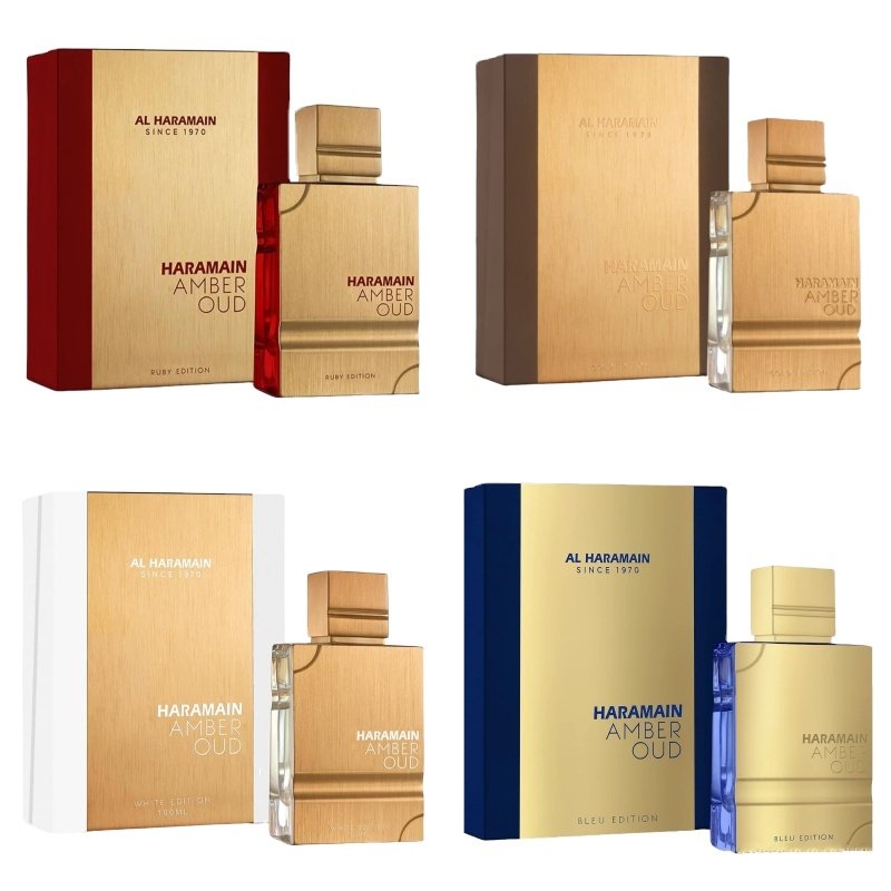 Original brand Premium Amber Ewood tobacco Edition EDP 60ml Al Haramain Arab Dubai Premium Men's Perfume