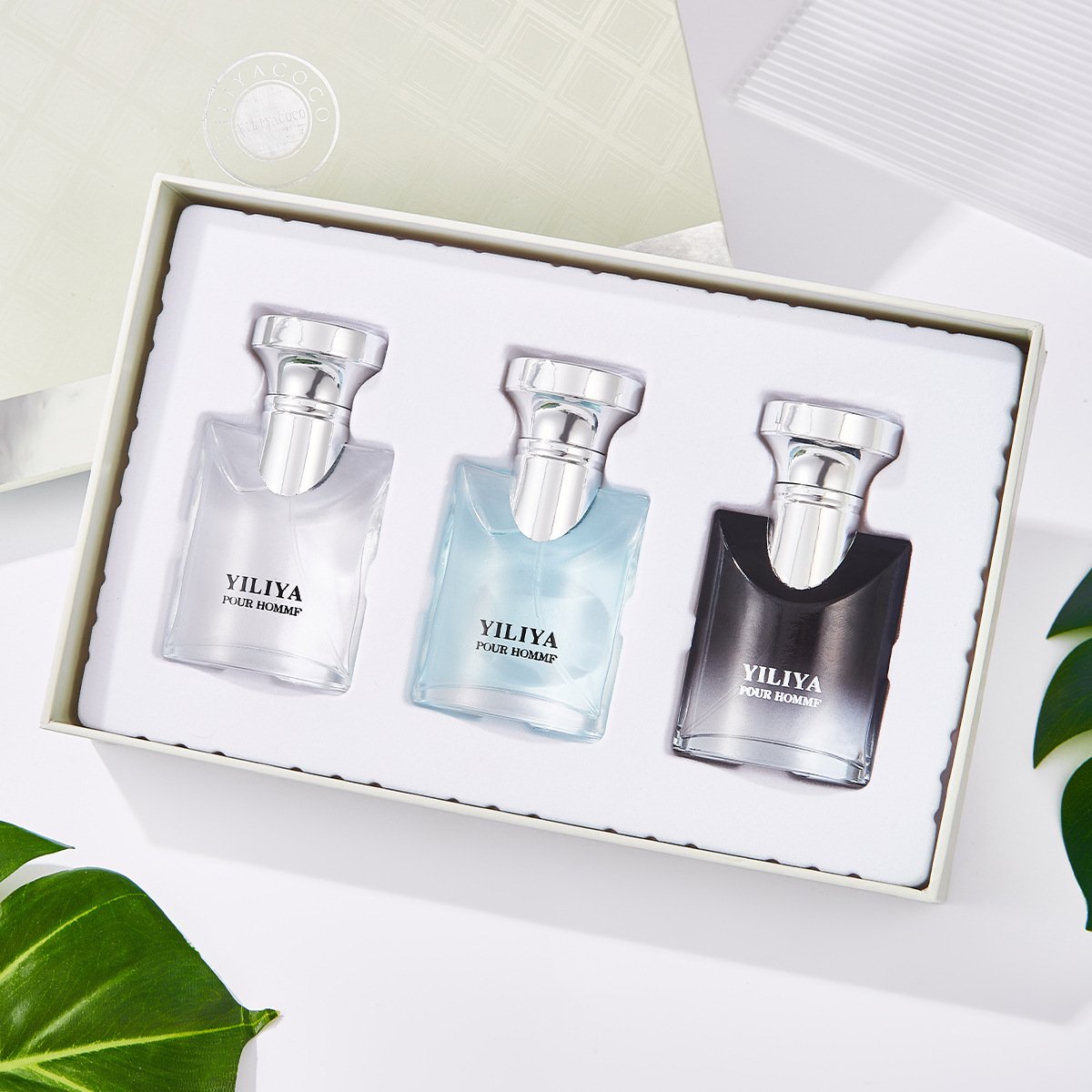 Hot Sale 30ml Glass Perfume Atomizer Bottle Luxury Sprayer Bottle with Package Box men's perfume set