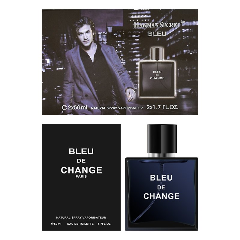 Custom OEM 50ml Original Luxury Cologne Long Lasting Eau De Parfum Blue Men's Perfume Spray