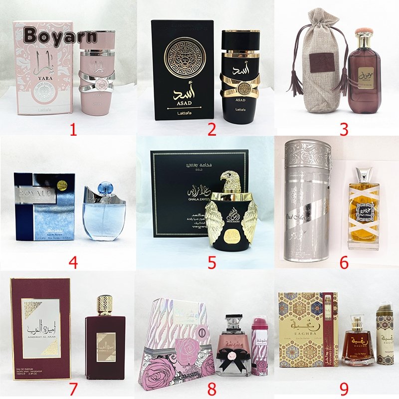Boyarn Wholesale High Quality Blue Mystery Arabic Dubai Perfume Arabe Al Mayor Sell Well New Style Long Lasting Men's Perfume