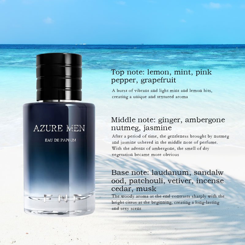 Men's Luxury Organic Fragrance Body Spray Long-Lasting and Elegant 50ml Glass Bottle Wholesale Supply