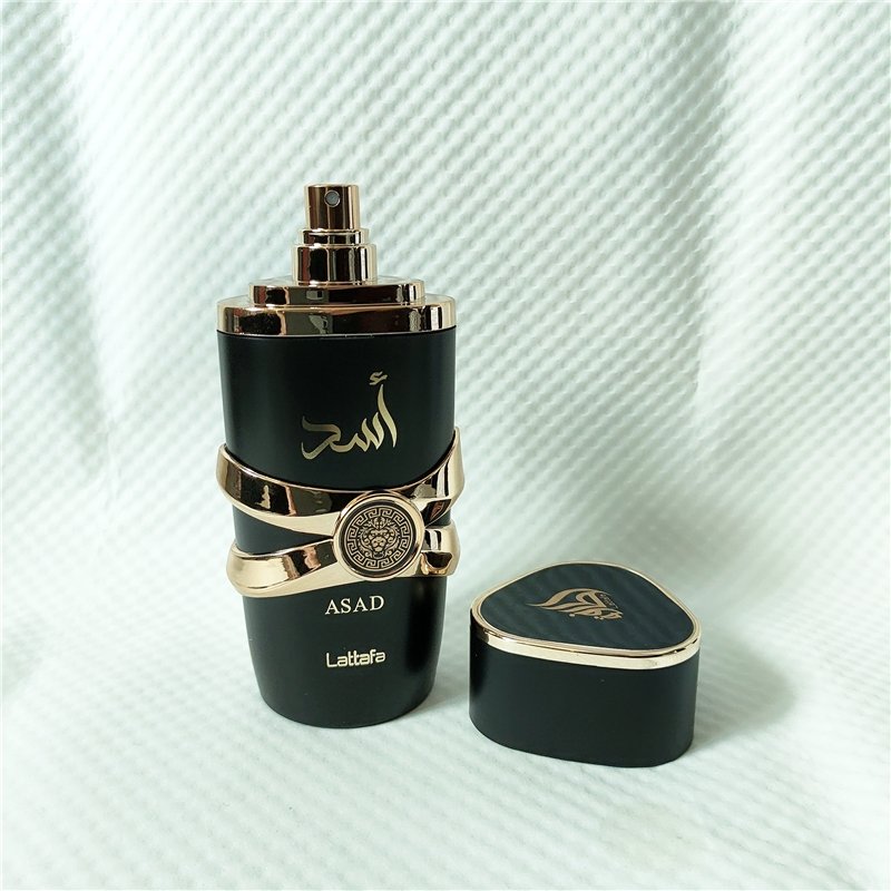 High quality wholesale luxury black ASAD Arabic Dubai Perfume Middle East Arab Long lasting men's perfume original