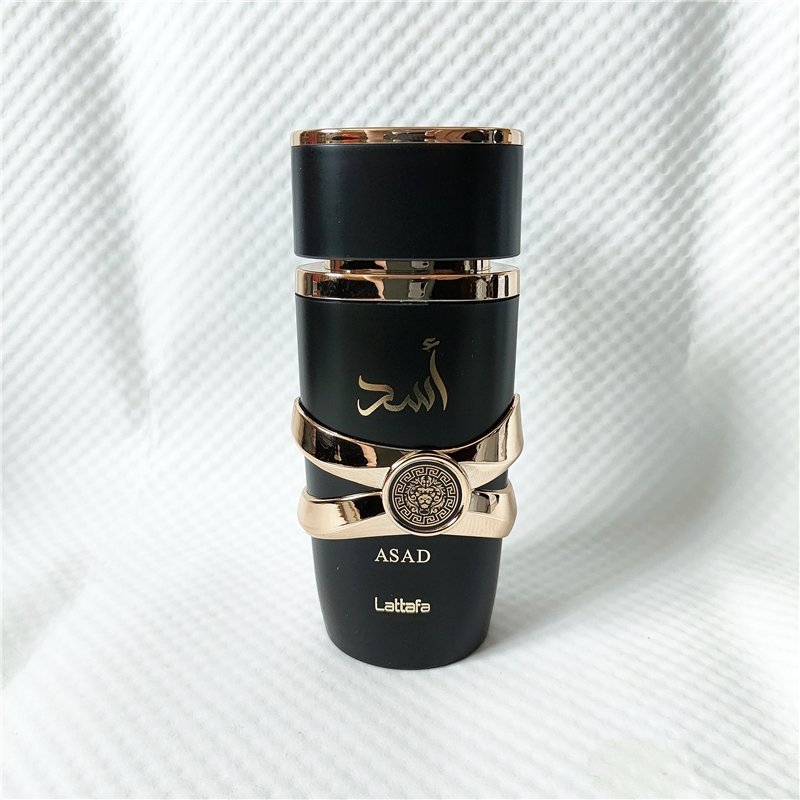High quality wholesale luxury black ASAD Arabic Dubai Perfume Middle East Arab Long lasting men's perfume original