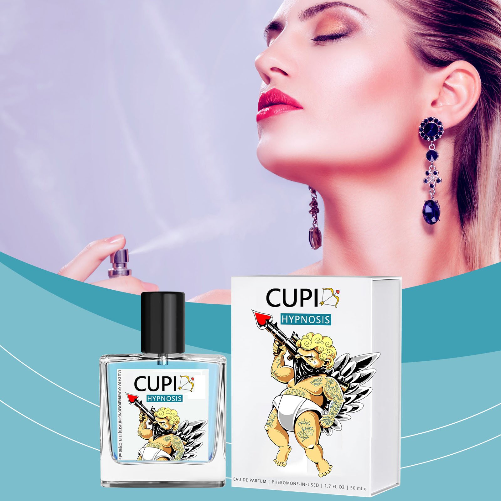 Hot Selling Men's Perfume Enhance body aroma Romantic Cologne Long Lasting Aromatic Fragrances Cupid Hypnosis