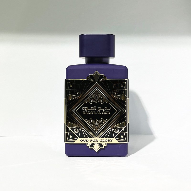 Purple gift box arabic perfume bottle original men's perfumes body perfume spray Lasting fragrance