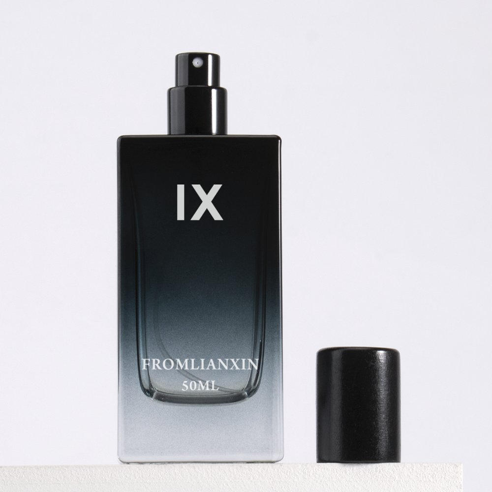 50ml Men's Cologne Black Bottle 100ml Wholesale Custom Cologne Bottles