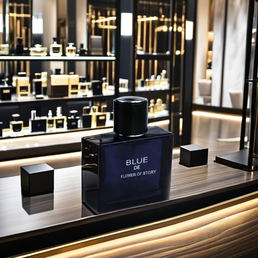 High Quality Original Brand Men's Azure Perfume Fresh Light Fragrance Long-Lasting Wholesale