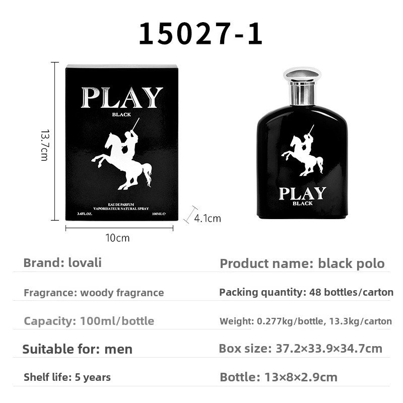 POLO BACK 100ml Men's Perfume Long-Lasting Mango Wood Scent High quality men's perfume brand original