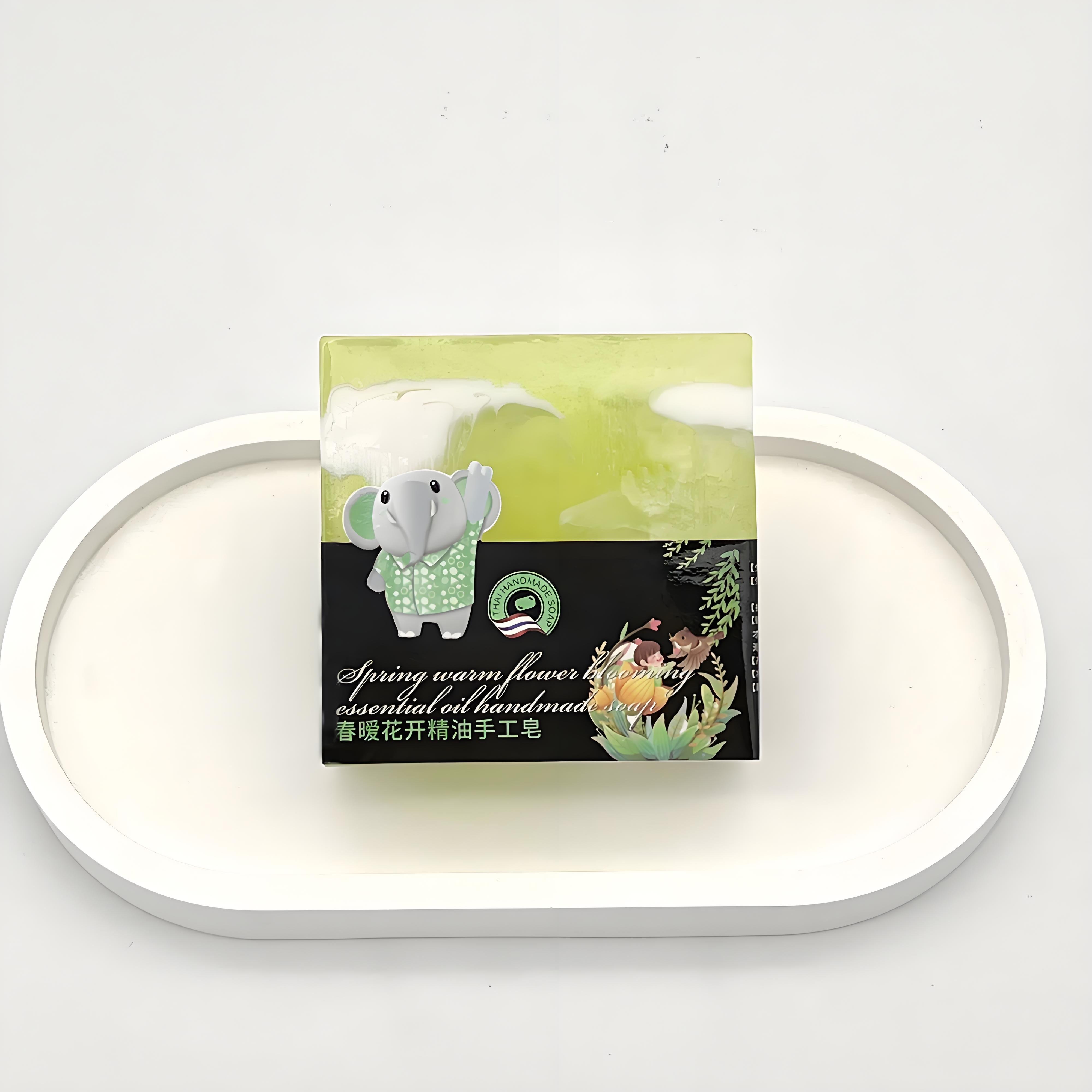 Wholesale OEM Rose Fragrance Essential Oil Soap Bar Luxury Fresh Scent Handmade Bath Soap Custom Soap Box