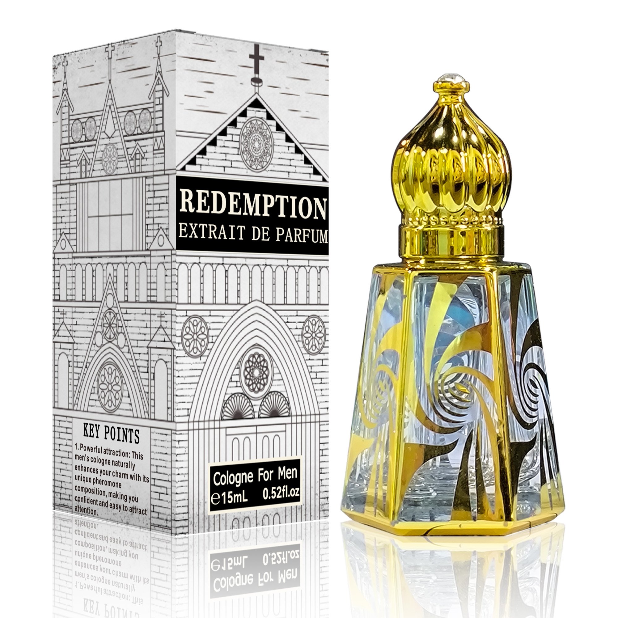 TONFLY 15ml Long-Lasting Perfume Scent Men'S Fresh Perfume Men'S Cologne Fragrance