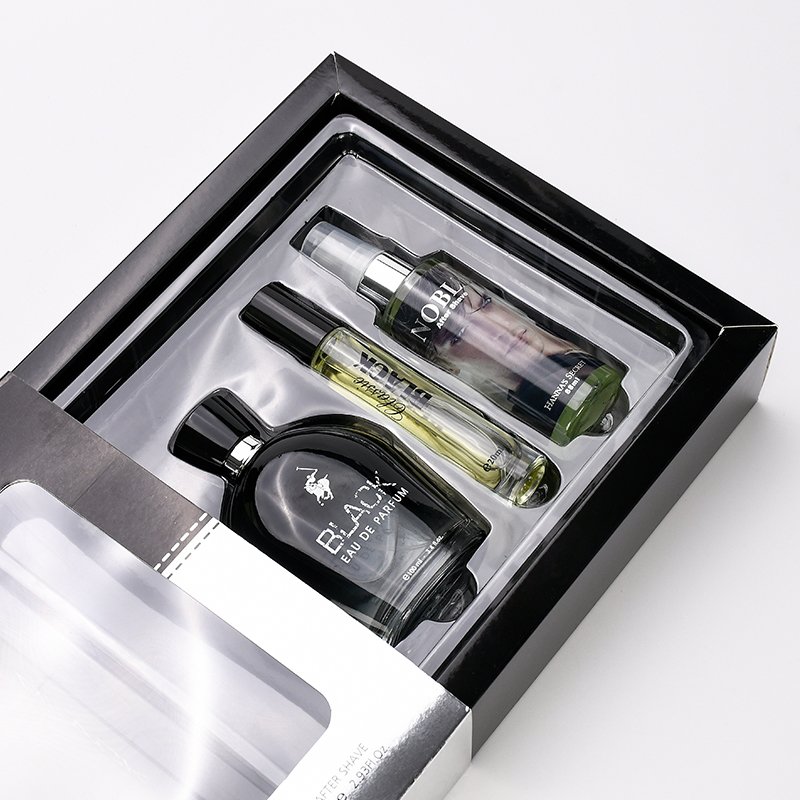 Factory Wholesale Male Perfume Gift Sets Long Lasting Original Brand 3pcs Set Men's Perfume Fresh Scent