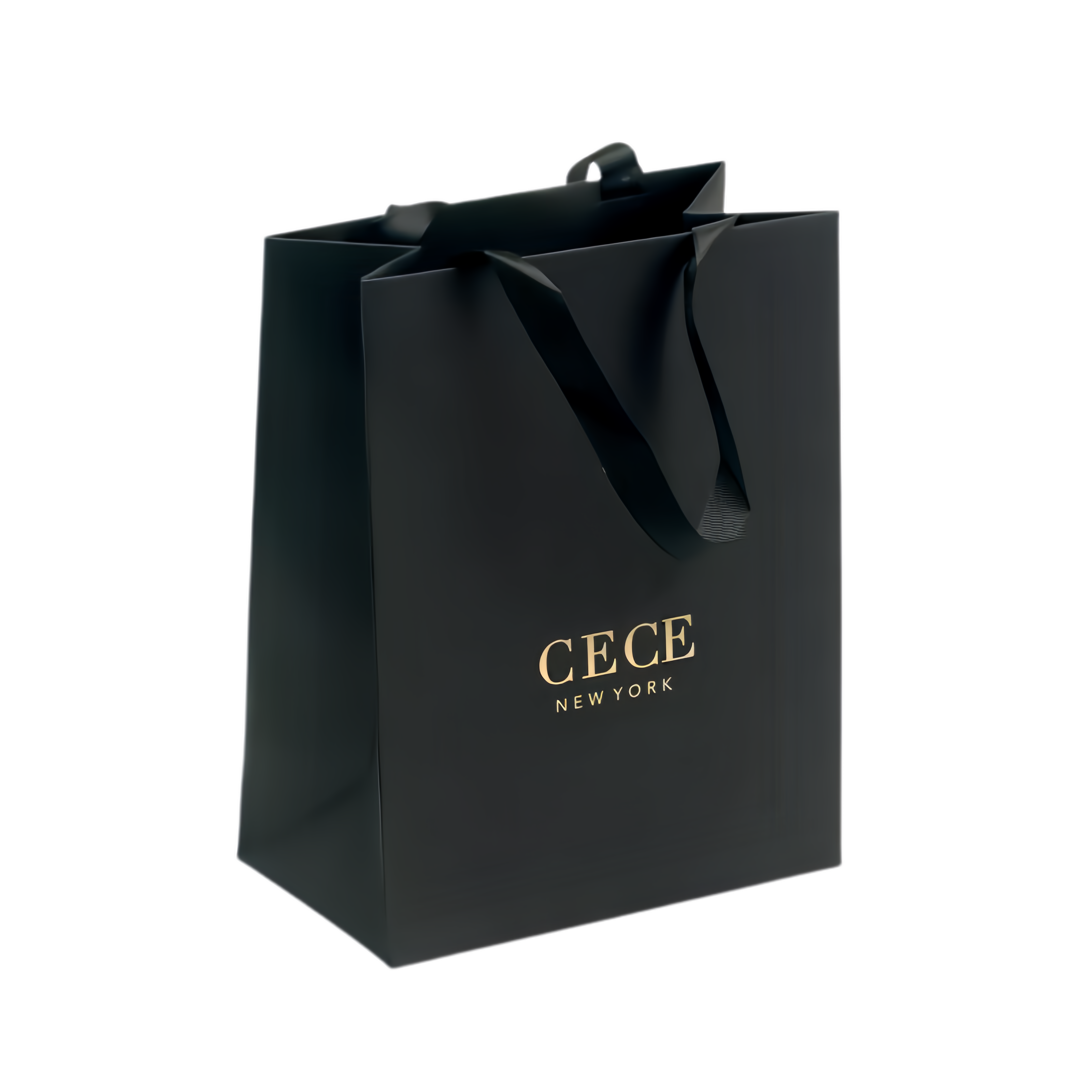 Custom Private Logo Printed Black Luxury jewelry gift perfume Premium Paper Bags With Handle