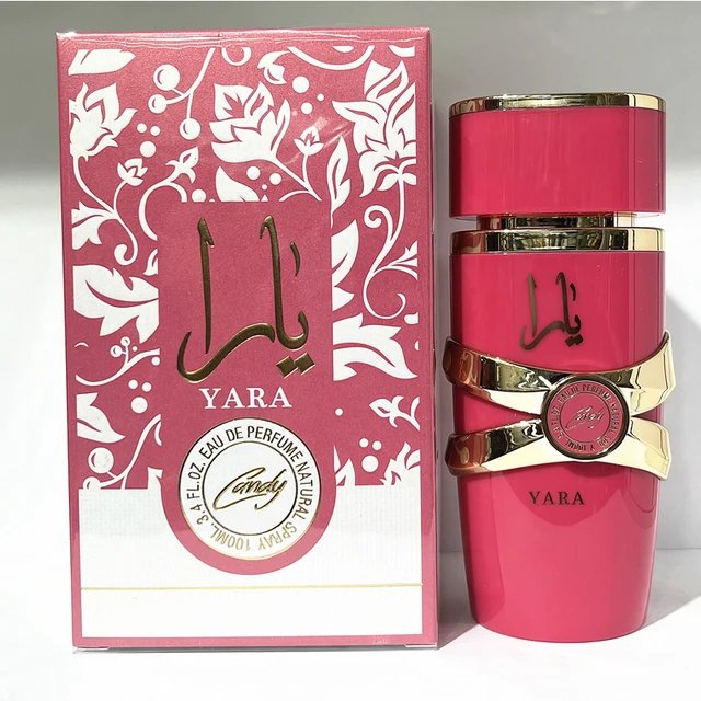High Quality 100ml Red Yara Candy Women's Perfume Original Men's Perfume Long Lasting Fresh Arabian Dubai Middle East Hot Sale