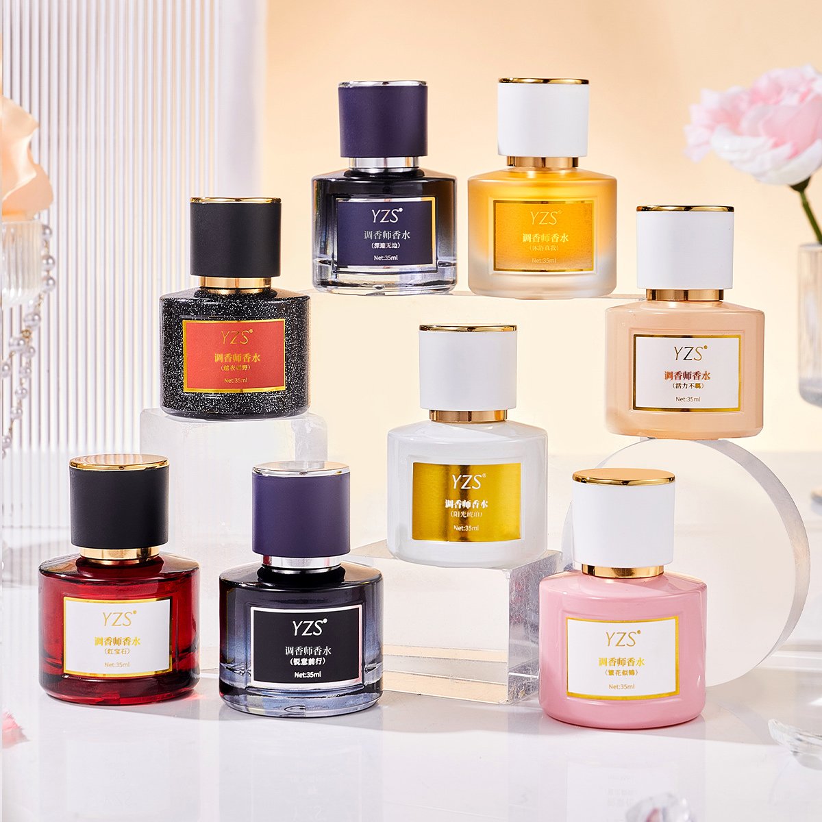 Wholesale 8 Smell Daily Flavorist Perfume Fragrant Fruit Flavor 35ml Long Lasting Unisex YZS EDP Perfumer Perfume
