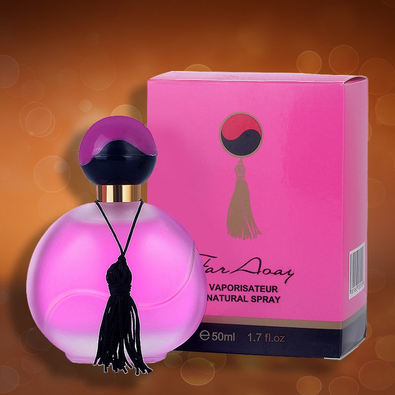 Wholesale elegant Light orange tone Light fragrance for women 50mL Long Lasting custom perfume for girls