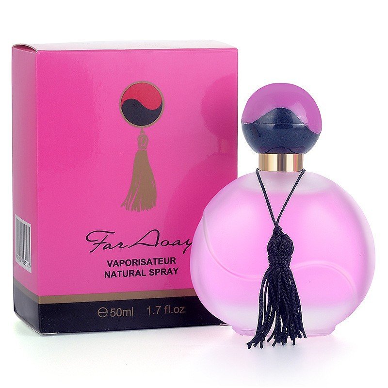 Wholesale elegant Light orange tone Light fragrance for women 50mL Long Lasting custom perfume for girls