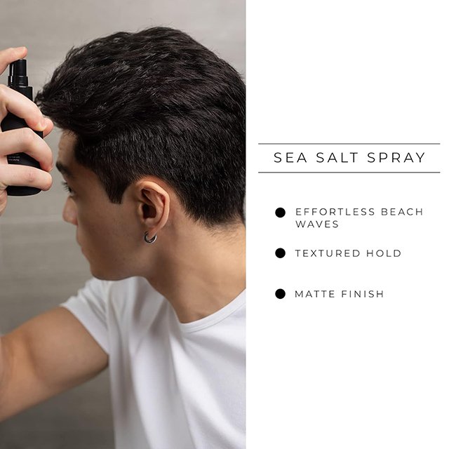 OEM Hair Care Sea Salt Hair Gel Spray Plump Texture Hairdressing Create Natural Style Suitable For All Hair Qualities
