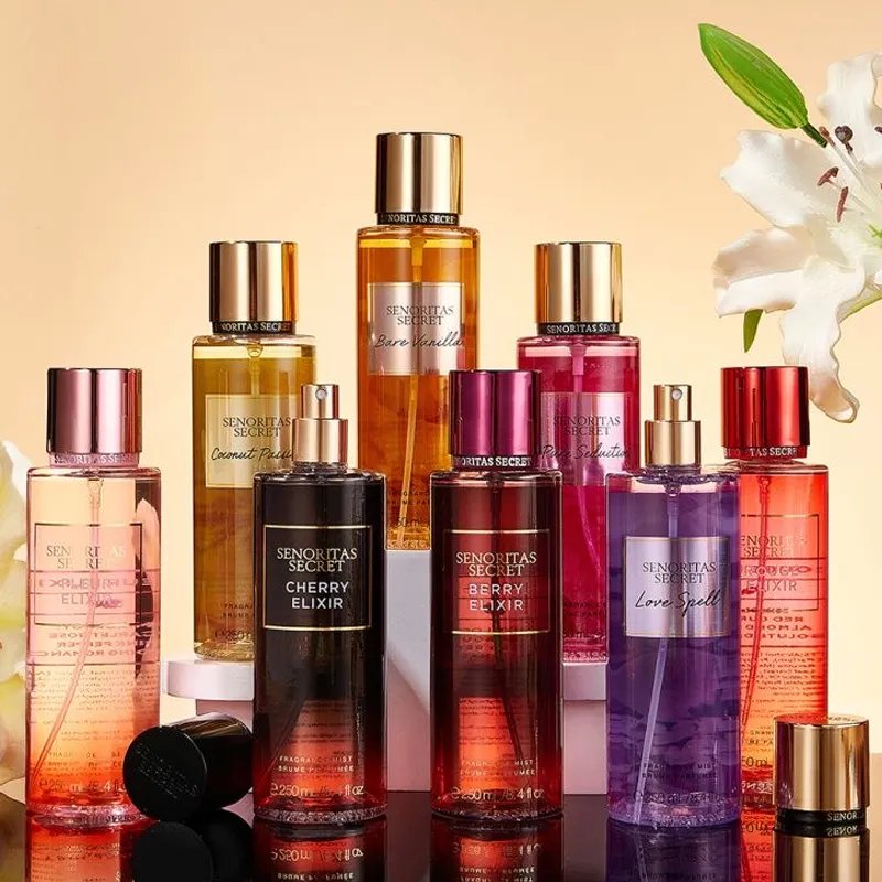 Beauty Secret Perfume Hot Selling 250ml 68 Style Floral Fruity Uniisex Women Body Spray Perfumes