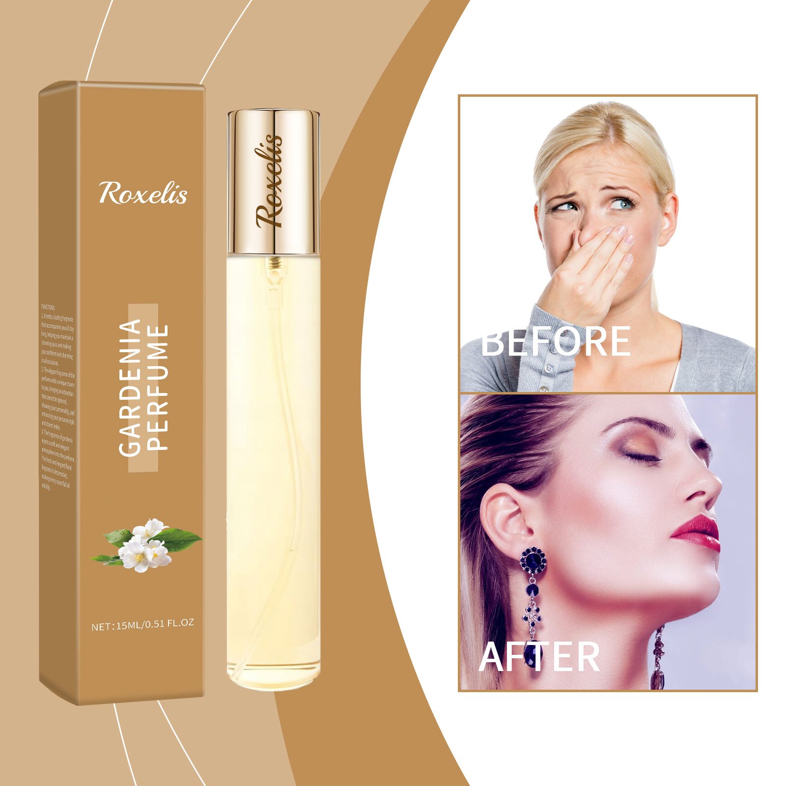 Gardenia Perfume Original Brand Men's And Women's Perfume Long-Lasting Scent Original Perfume