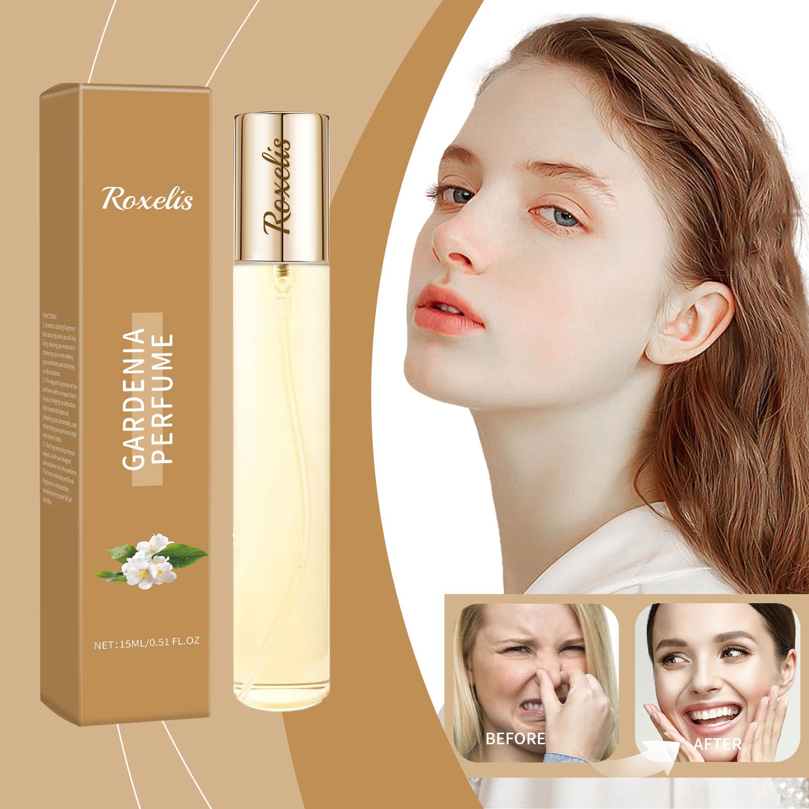 Gardenia Perfume Original Brand Men's And Women's Perfume Long-Lasting Scent Original Perfume