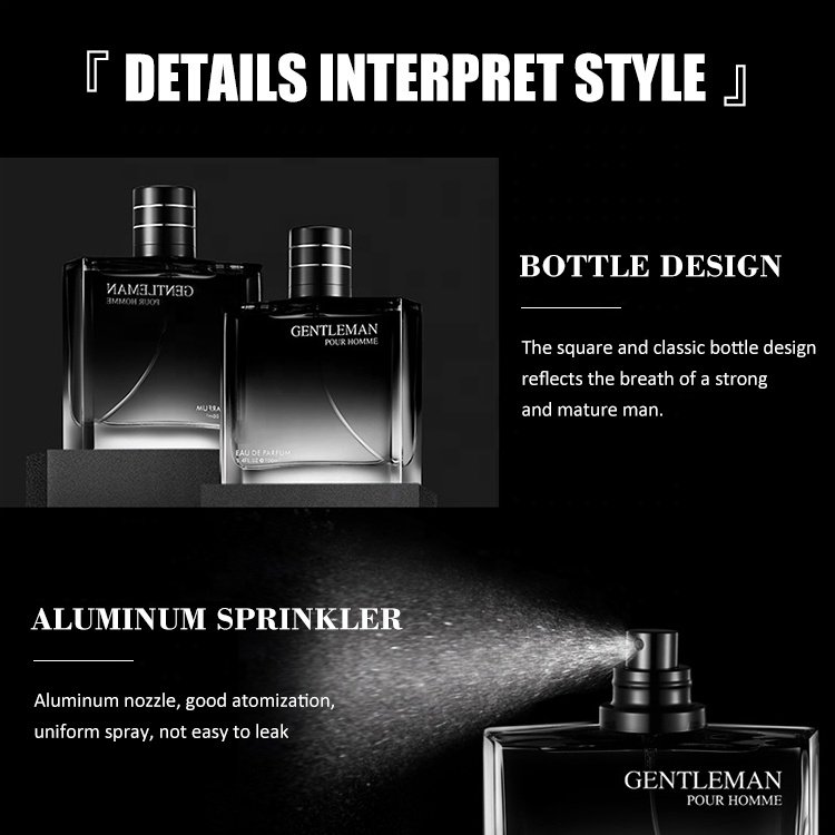 100ml Custom Men'S Perfume Fragrance Spray Perfume Gift Sets Long Lasting Best Men's Cologne Perfume for Men