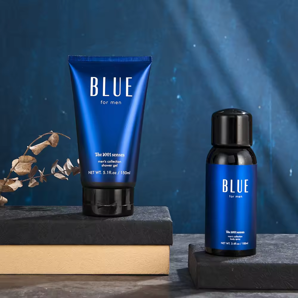 Selling 150 ml shower gel and 100 ml perfume spray gift sets for men