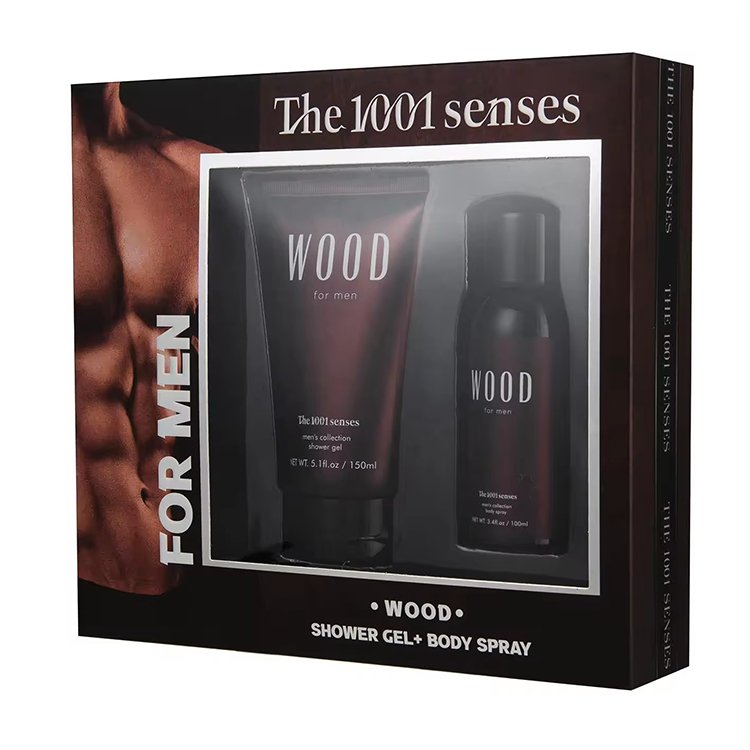 Selling 150 ml shower gel and 100 ml perfume spray gift sets for men