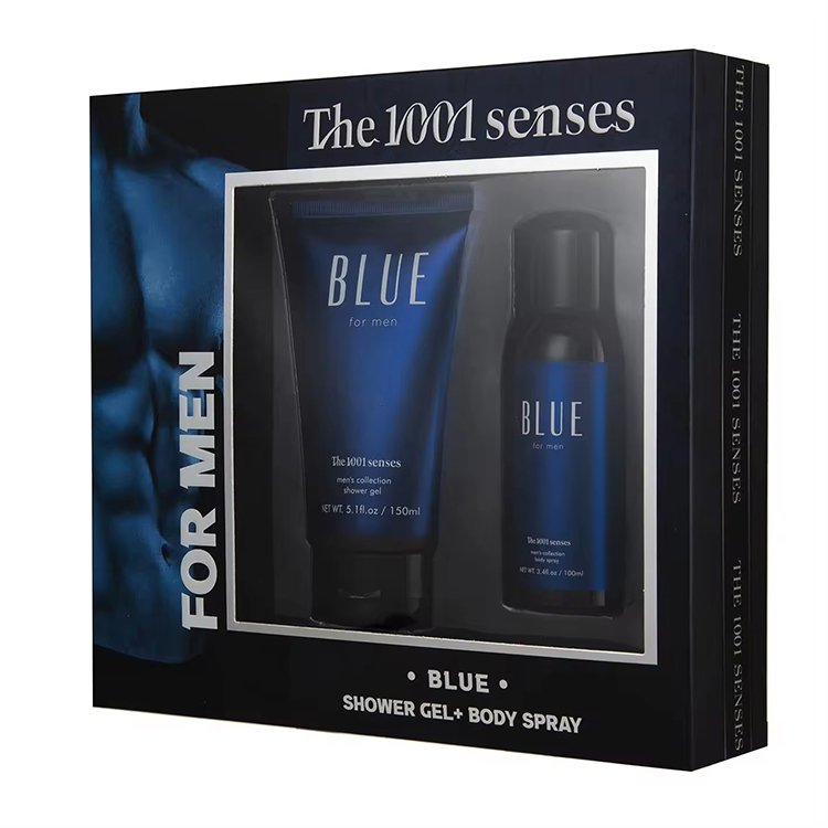 Selling 150 ml shower gel and 100 ml perfume spray gift sets for men