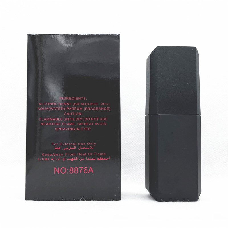 Best-Selling 100ML Eau de Parfum for African Men Black Fresh Floral Lasting Fragrance in Spray Form