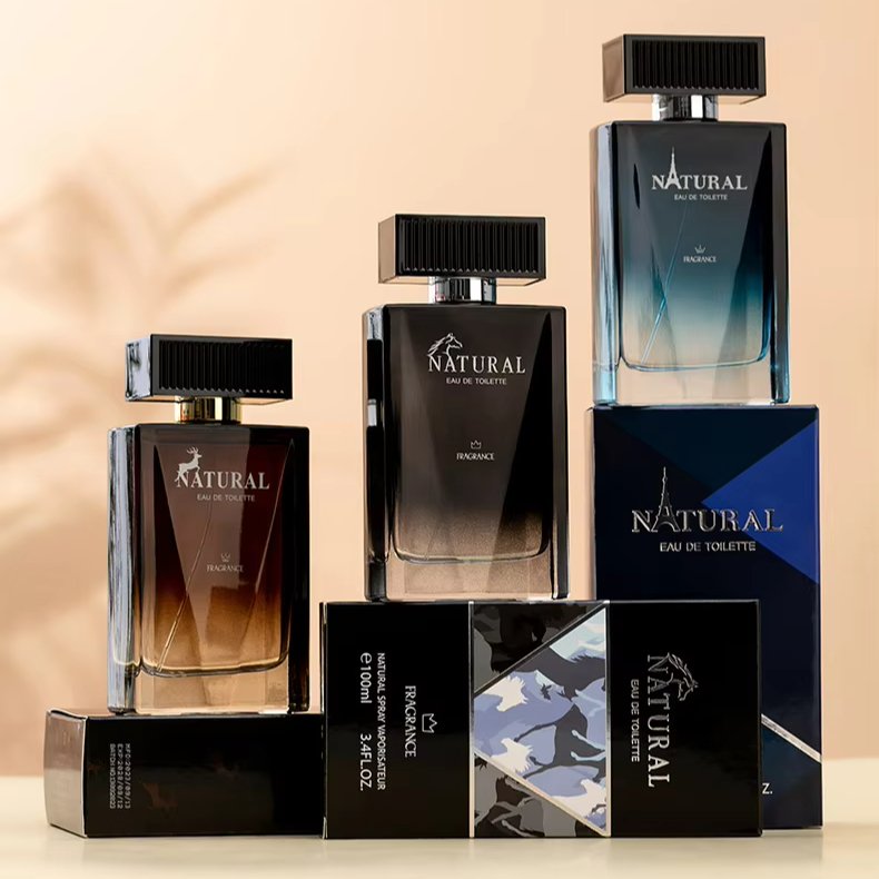 Wholesale 100Ml Blue Square Glass Luxury Charm Natural Men'S Perfume Cologne Small Woody Sandalwood Eau De Toilette Parfum