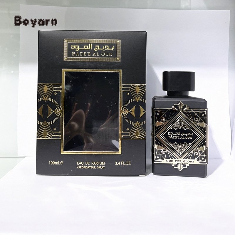 Boyarn Wholesale Luxury Pure Black High-Quality Arabic Perfume 100 Ml Original Lasting Fragrance Men's Perfume Gift Sets