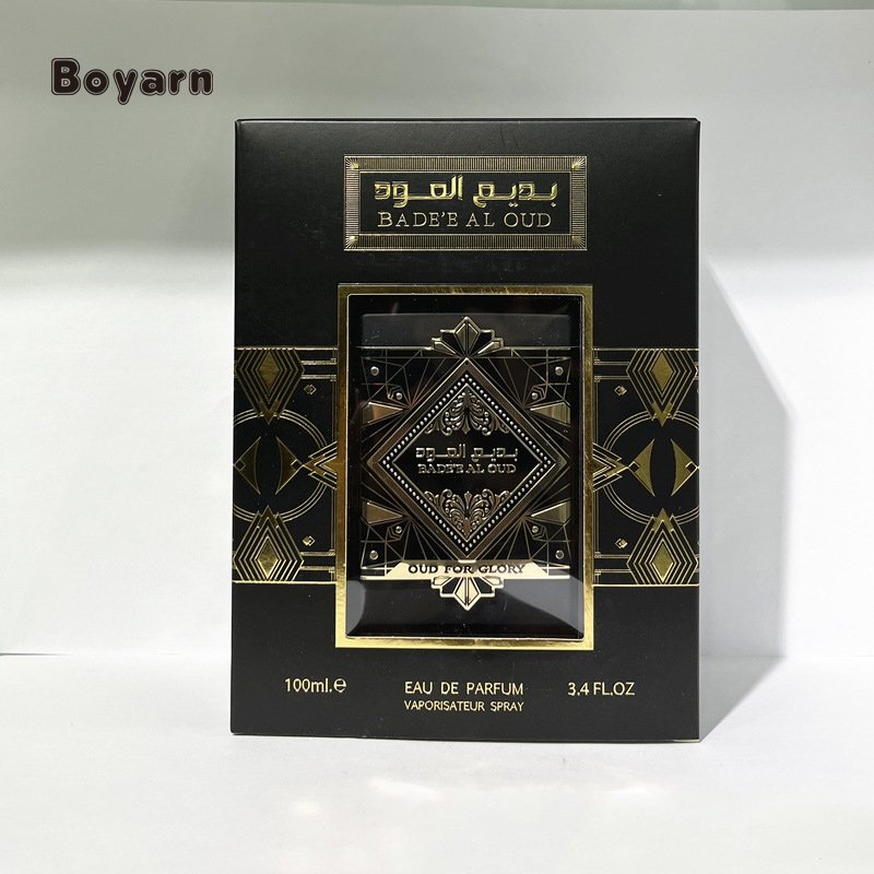 Boyarn Wholesale Luxury Pure Black High-Quality Arabic Perfume 100 Ml Original Lasting Fragrance Men's Perfume Gift Sets
